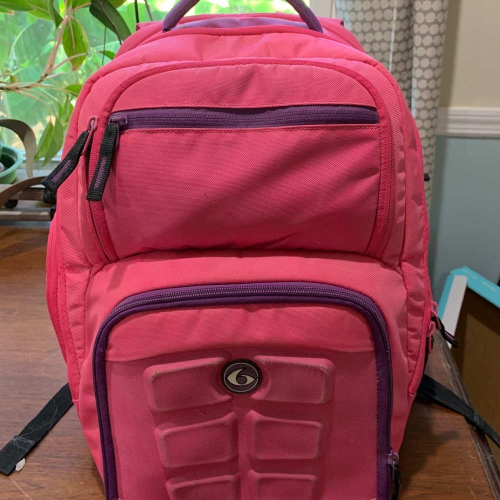 6 pack fitness book bag